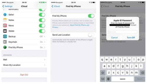 How To Turn Off Find My IPhone Unlock Carriers
